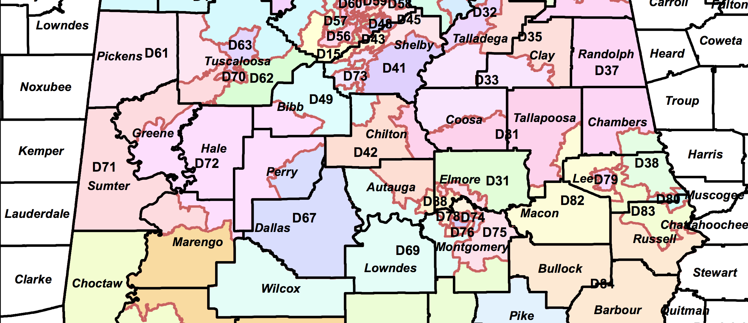 New Districting plans released