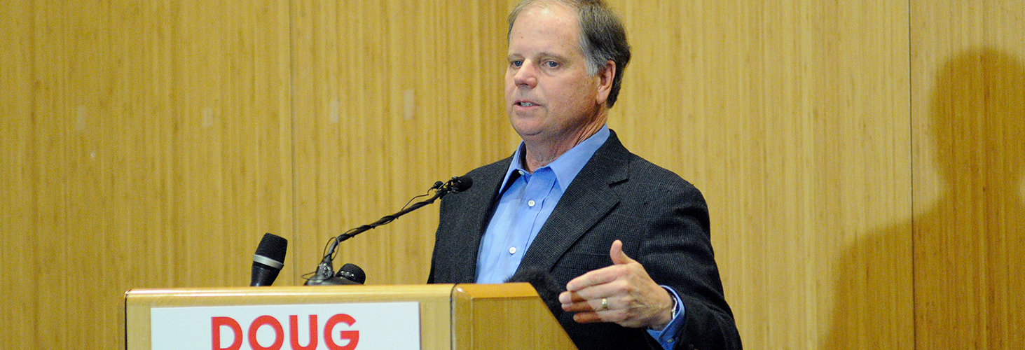 Robert Kennedy endorses Doug Jones, urges that no one write in his name