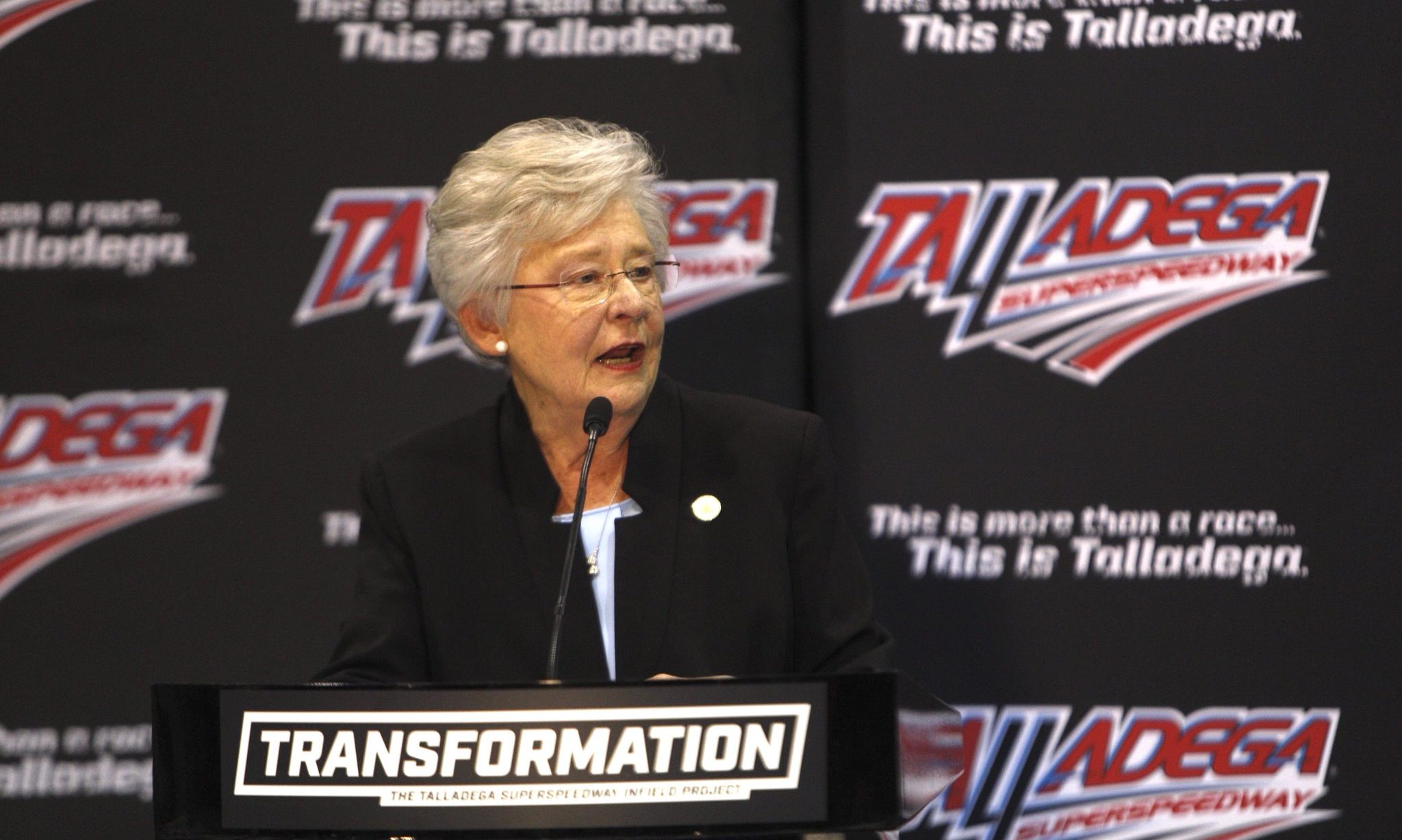Ivey speaks at announcement of Talladega Superspeedway Infield Transformation Project