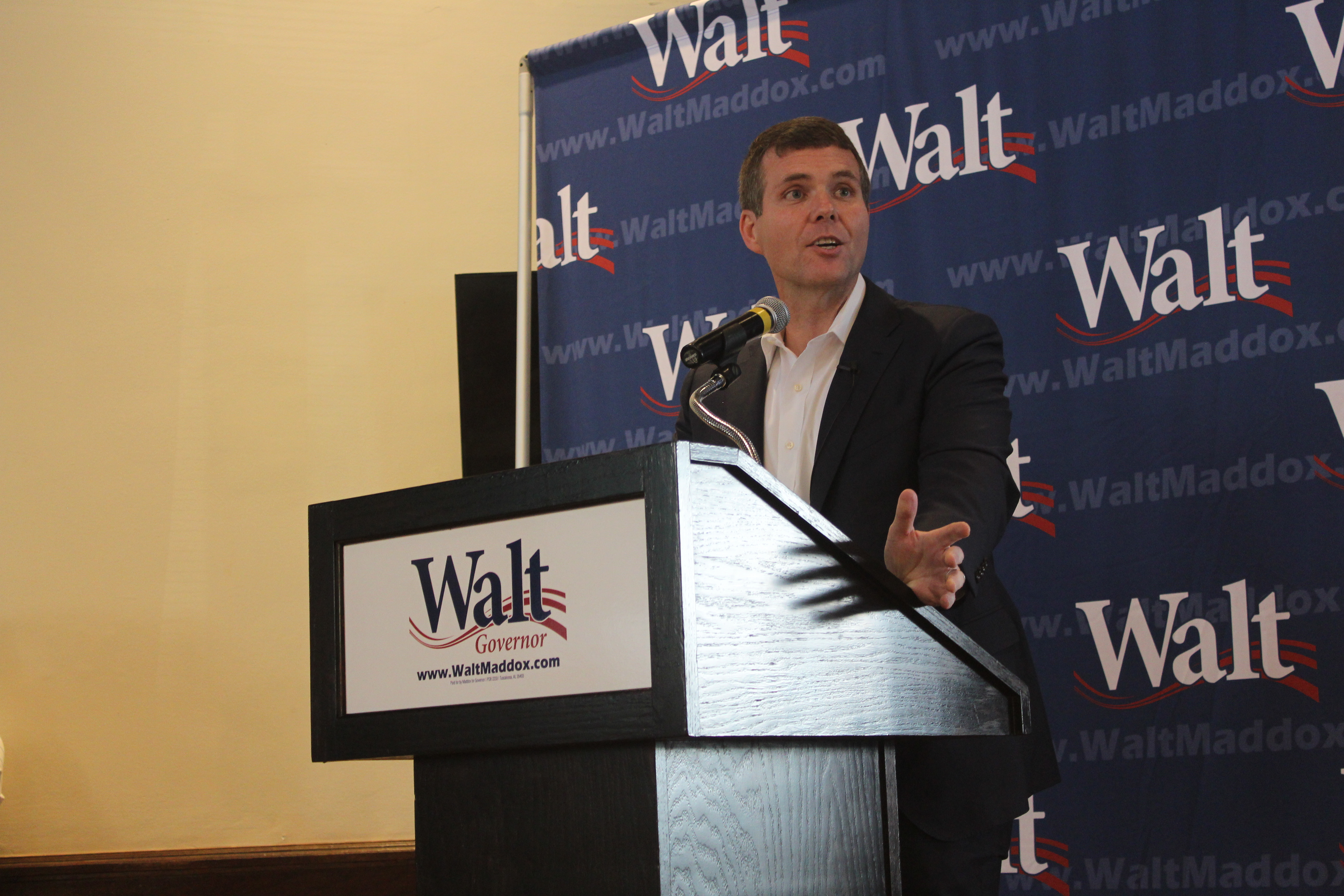 In recording, Maddox seems to acknowledge Soros donations