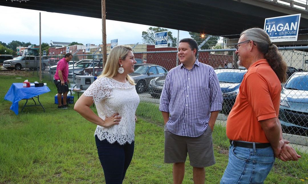 Hagan has busy week of campaigning