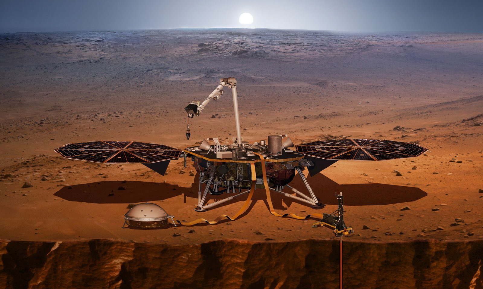 NASA lands InSight Mars lander