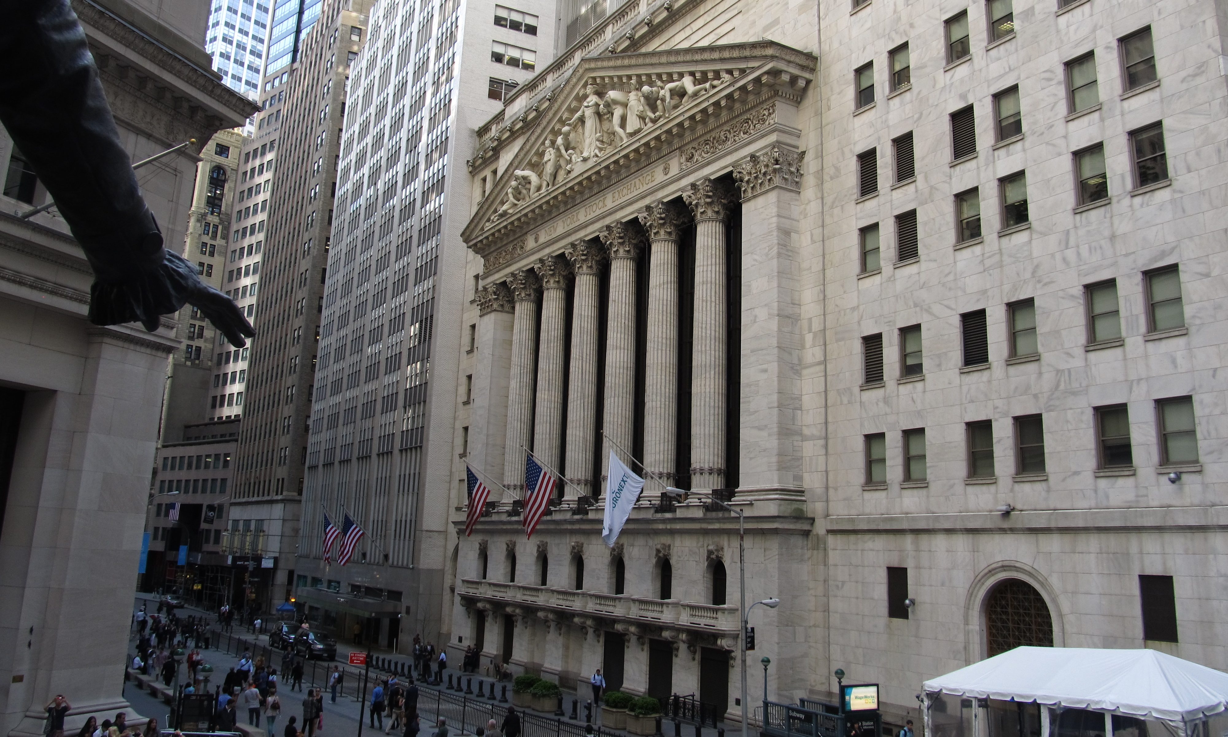 Dow gained over a thousand points Wednesday