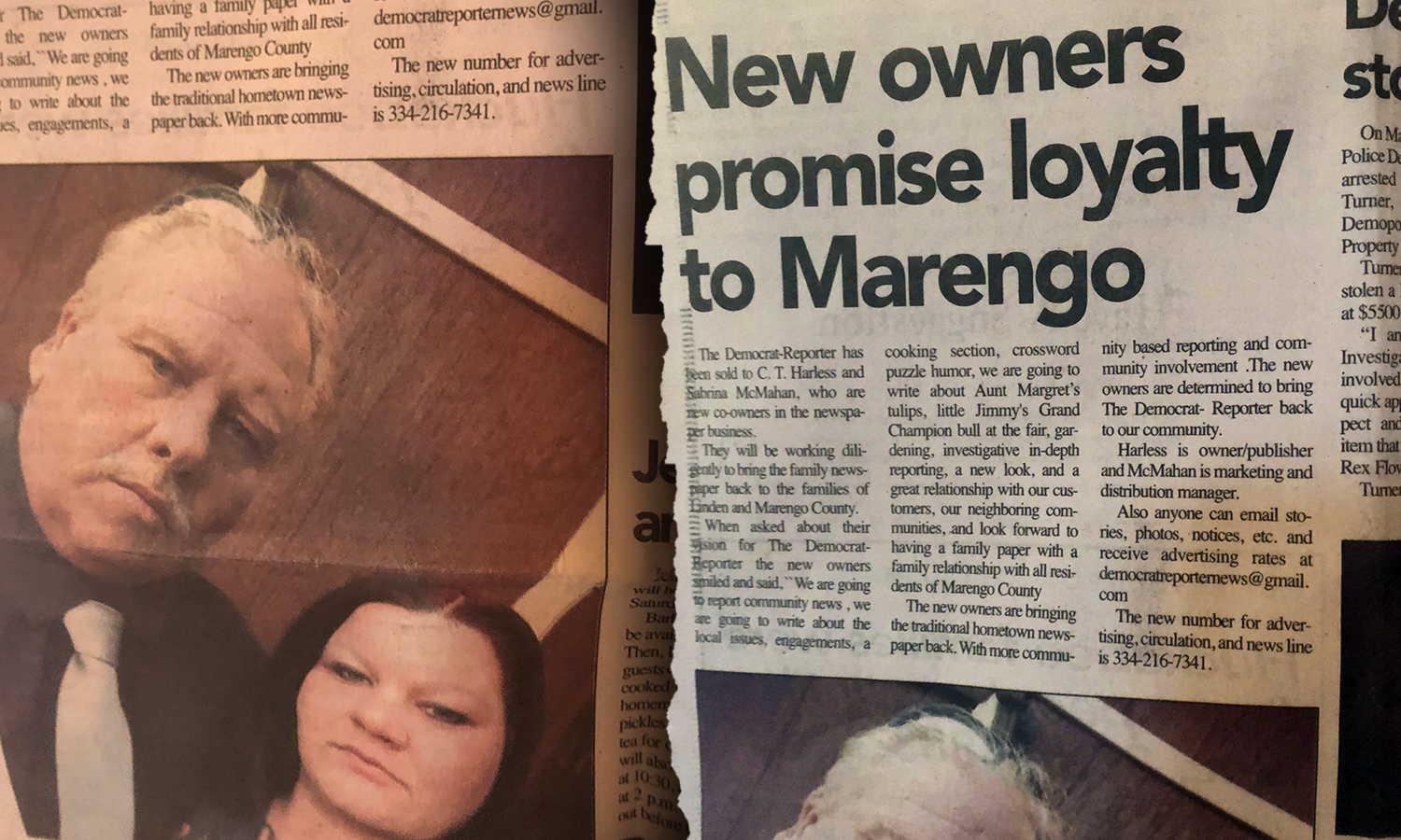 Editor who wrote KKK editorial says he sold his paper. One of the new owners has Klan ties