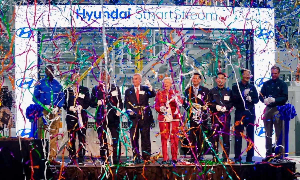 Ivey attends Hyundai engine plant grand opening
