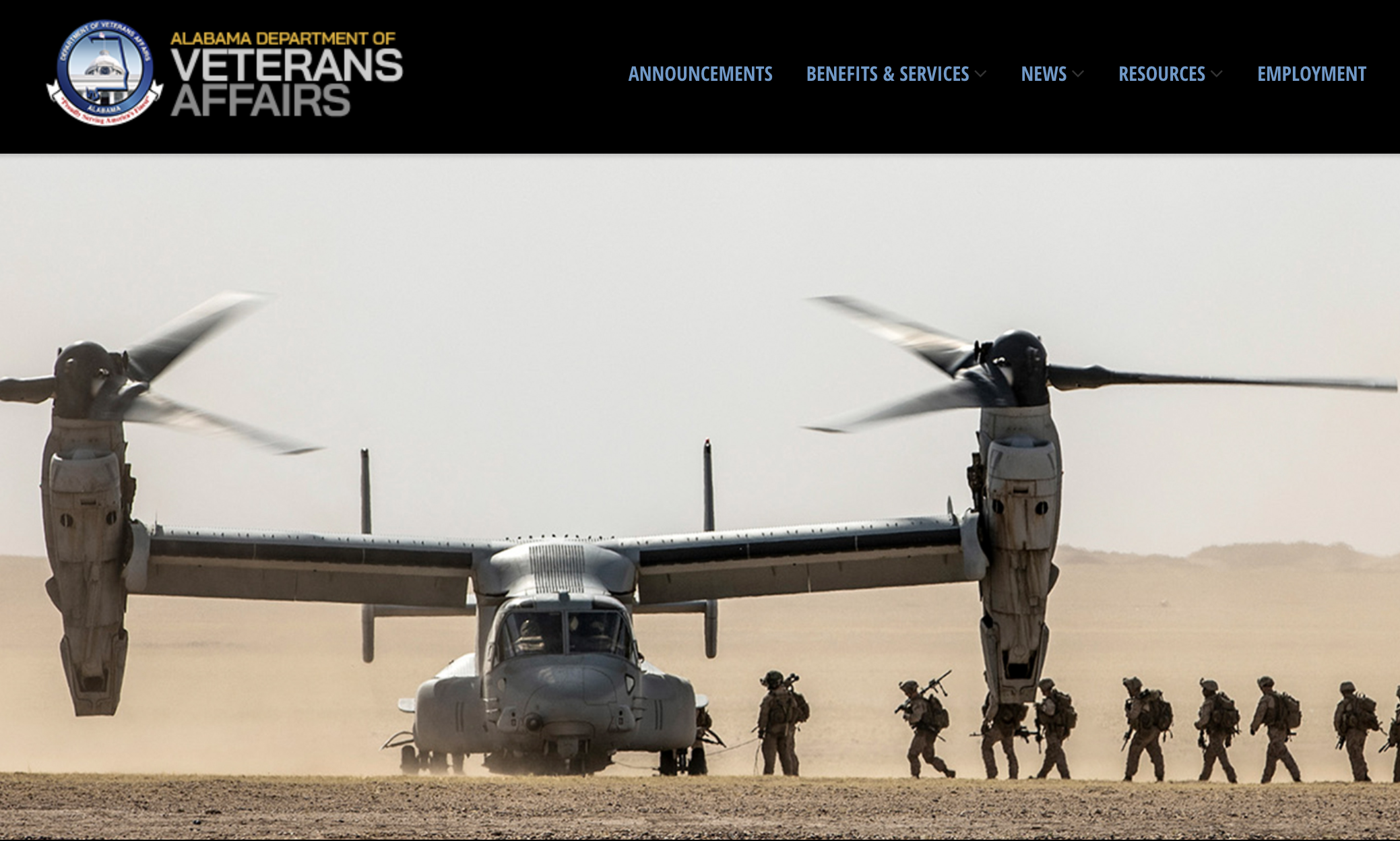 State Department of Veterans Affairs revamps website
