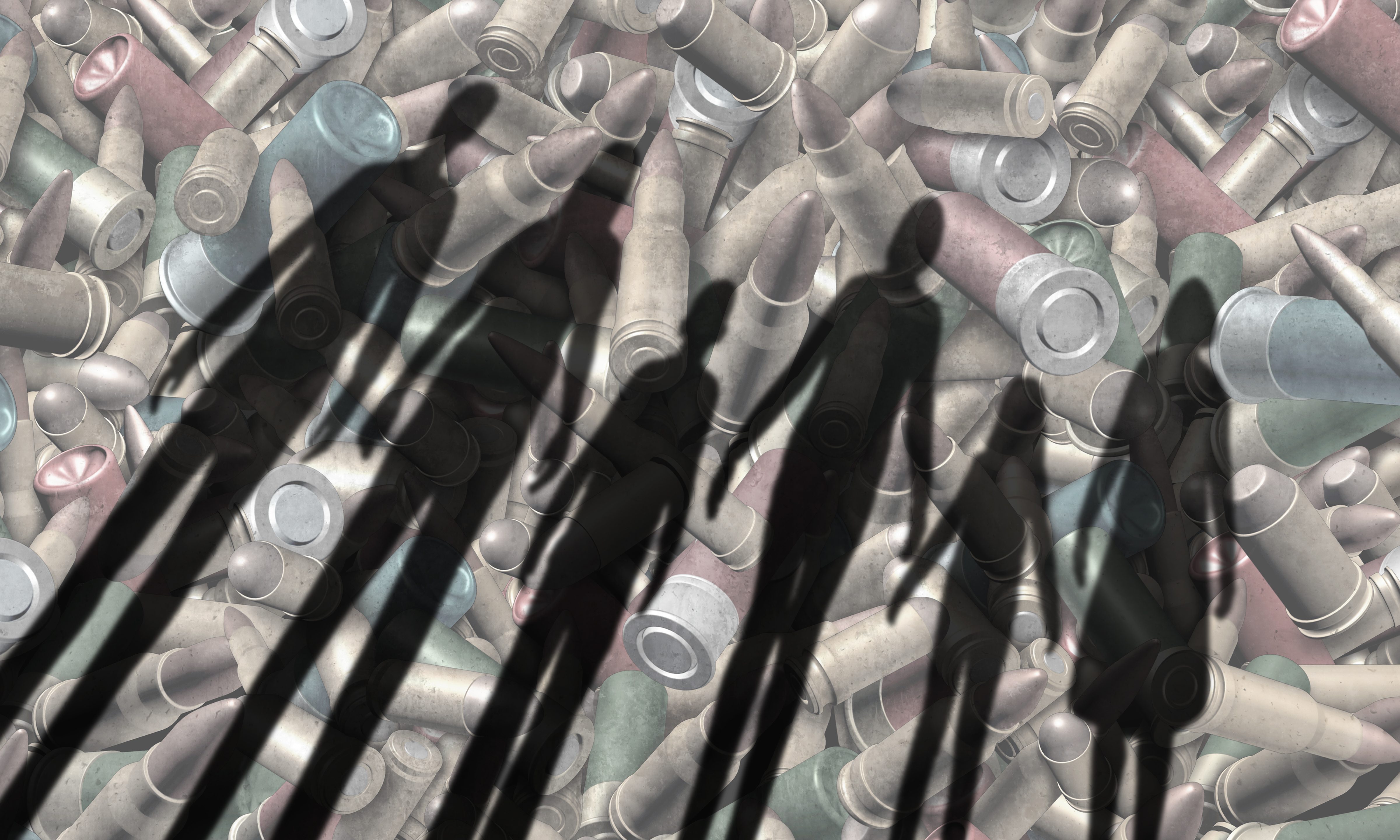 It is the guns. It is the rhetoric.