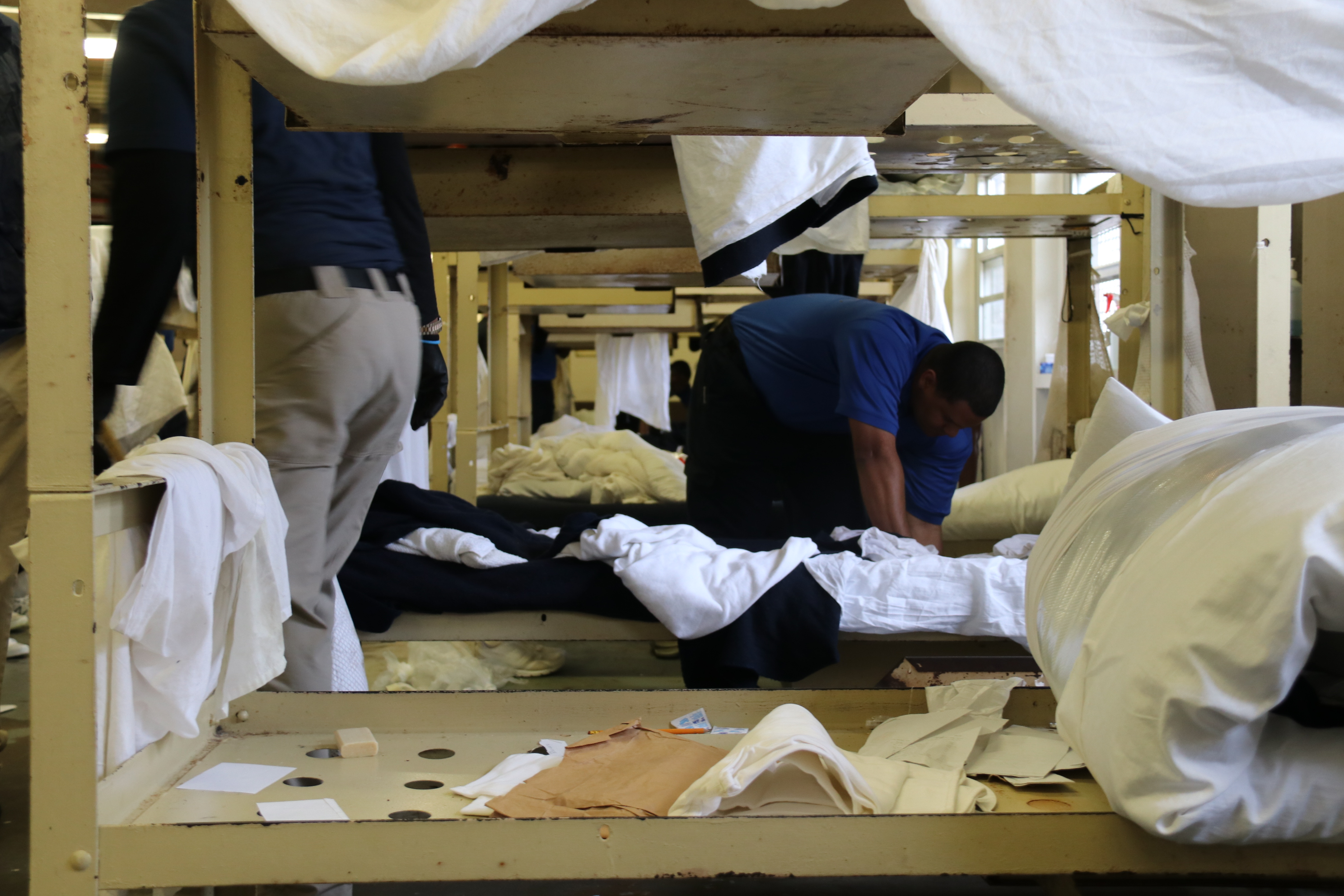 Early morning contraband raid at Easterling Correctional Facility