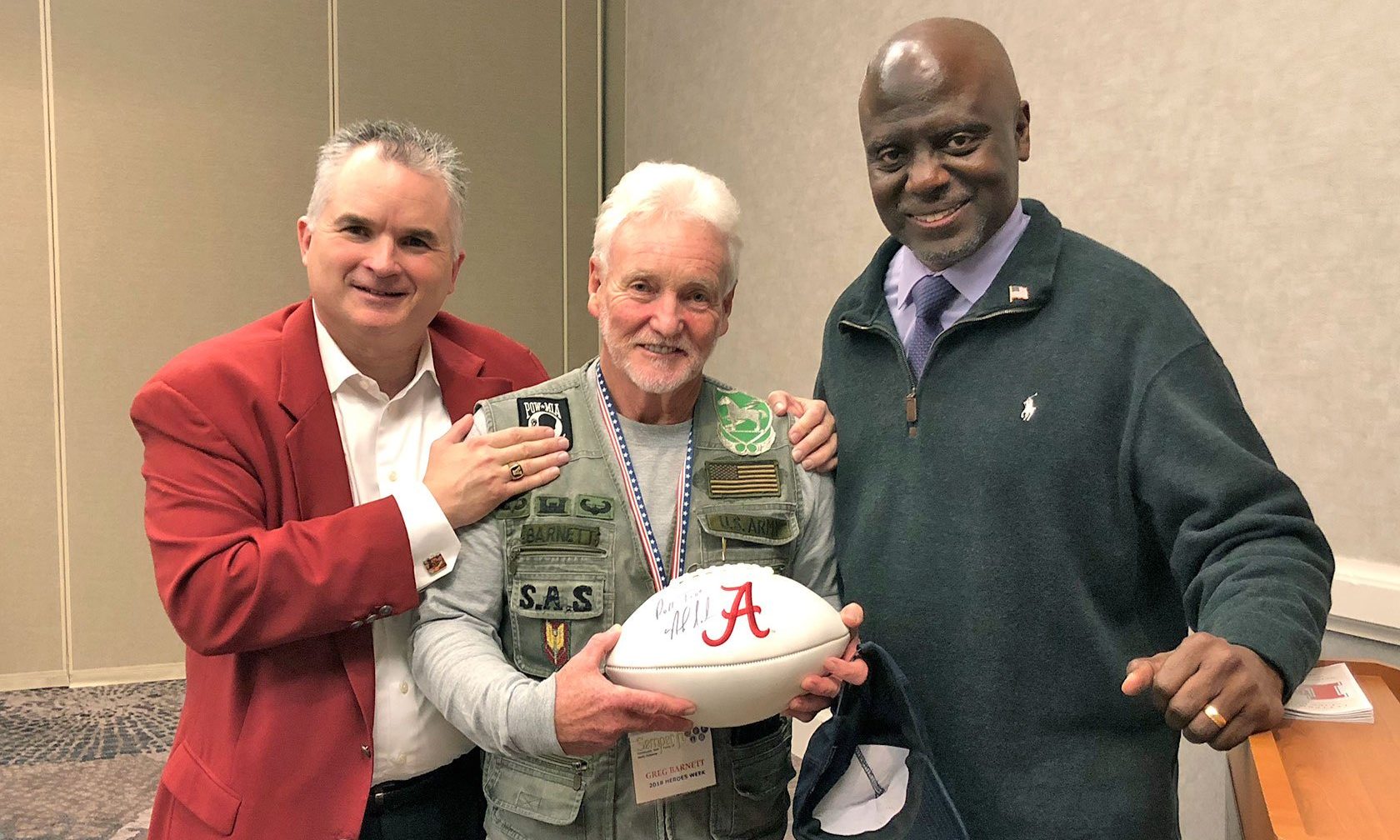 Star-studded gala in Birmingham Friday to help wounded vets, former players