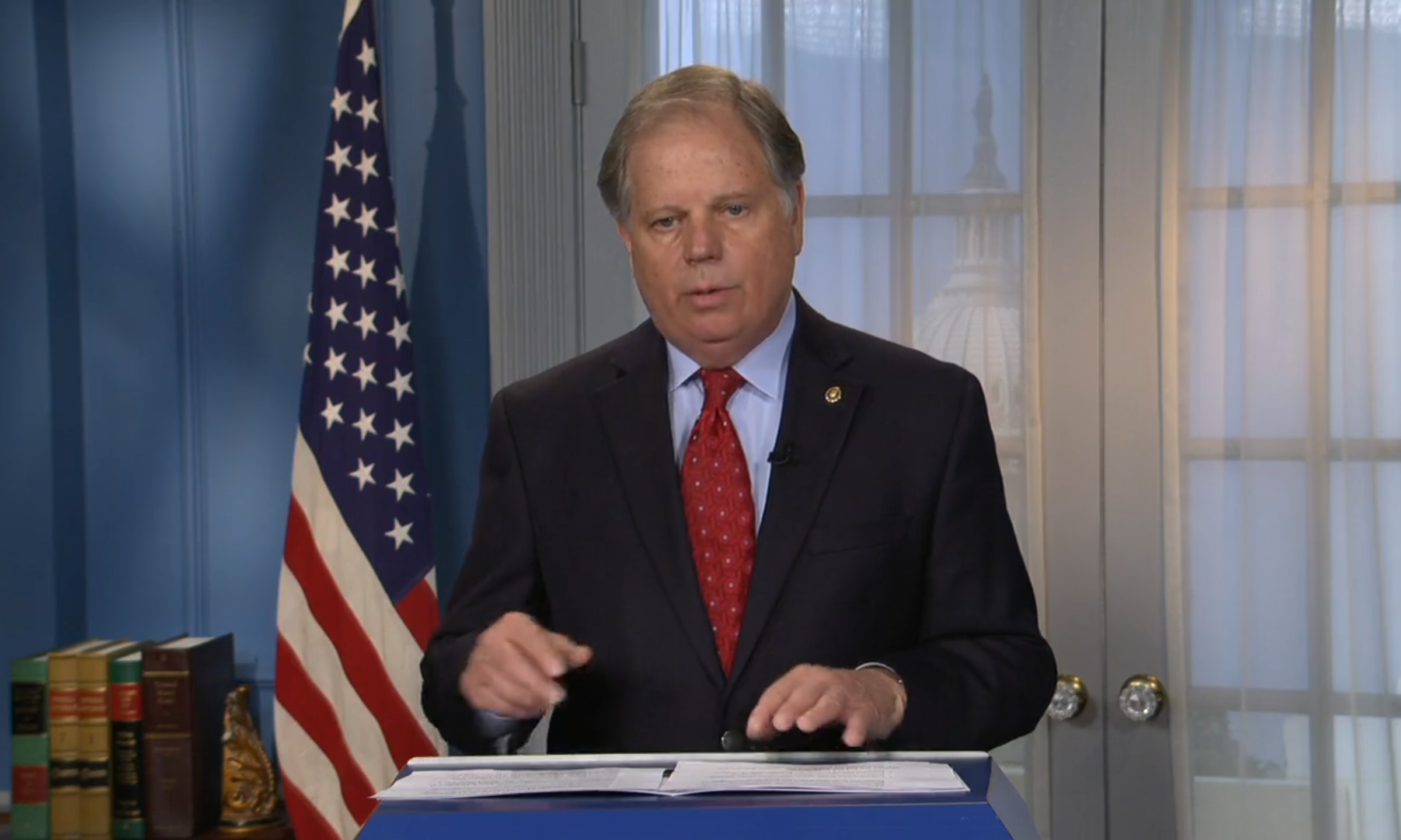 Jones calls for more testing, urges GOP senators to take up more coronavirus aid