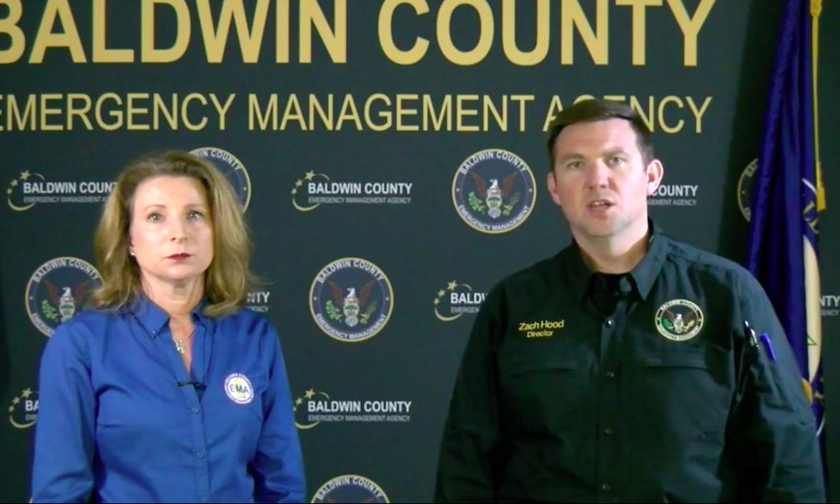Baldwin County EMA urges people to stay put as Hurricane Sally rolls through