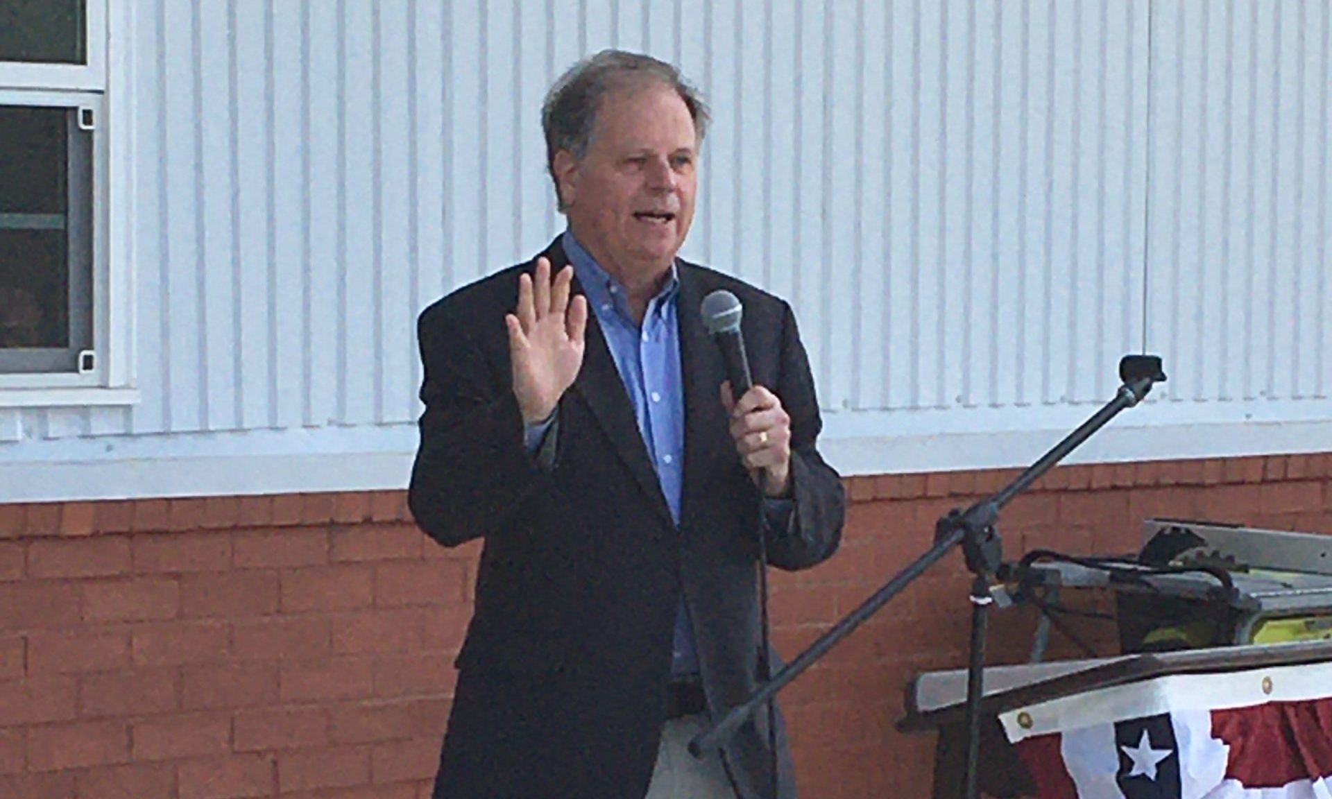 Jones says Senate race a choice between “substance and leadership, and nothing”