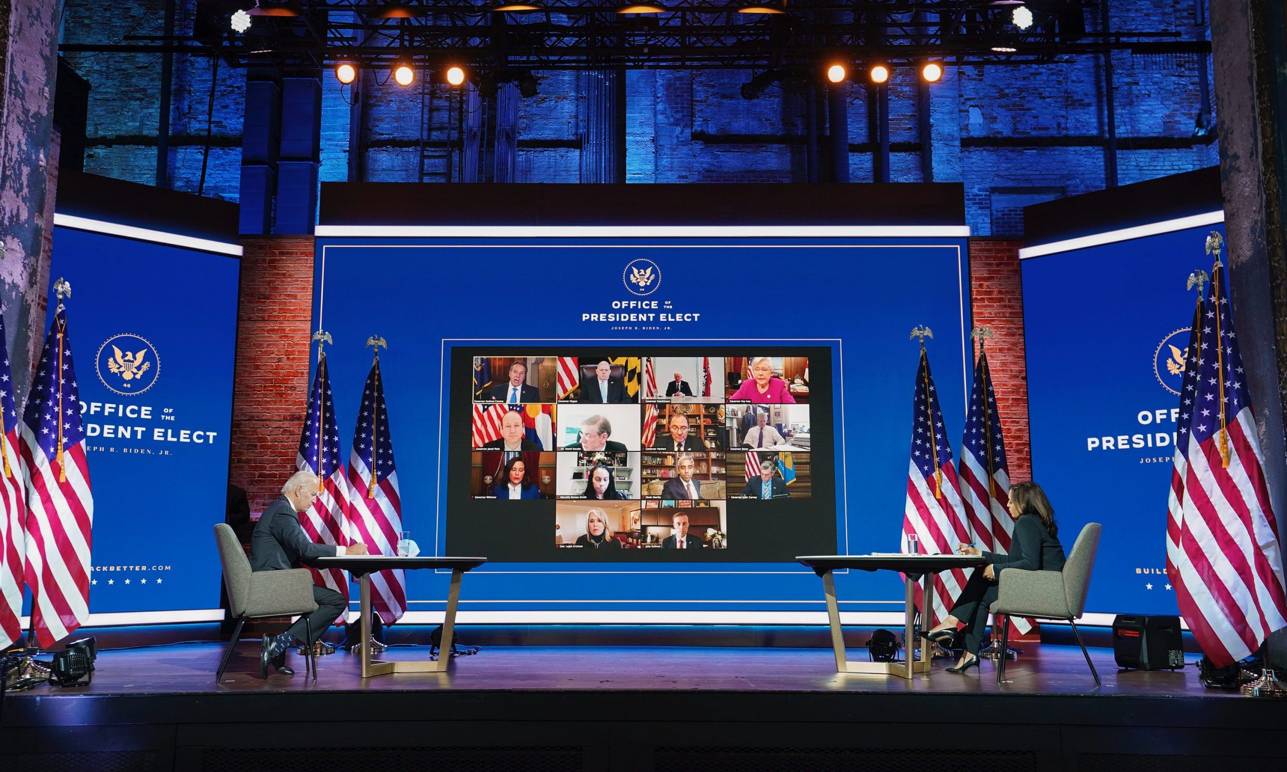 Governor meets virtually with President-elect Biden, Vice President-elect Harris