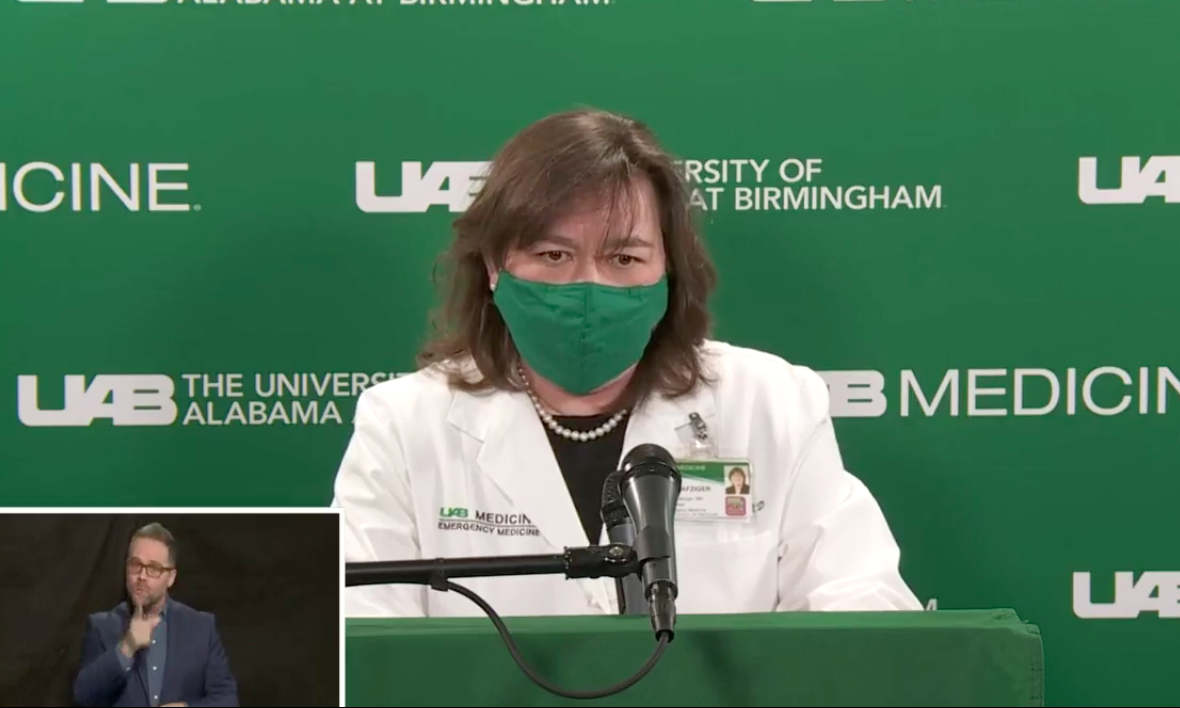 Alabama sets new hospitalization record on day vaccines arrive