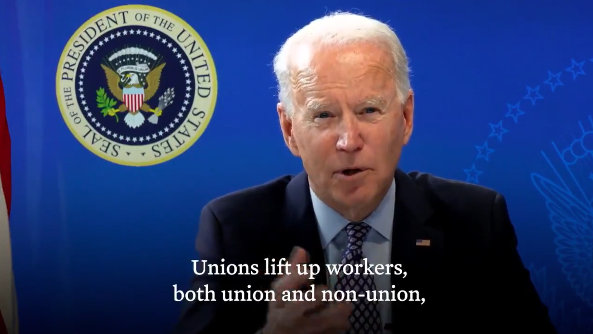 President Biden sends message to Alabama Amazon workers