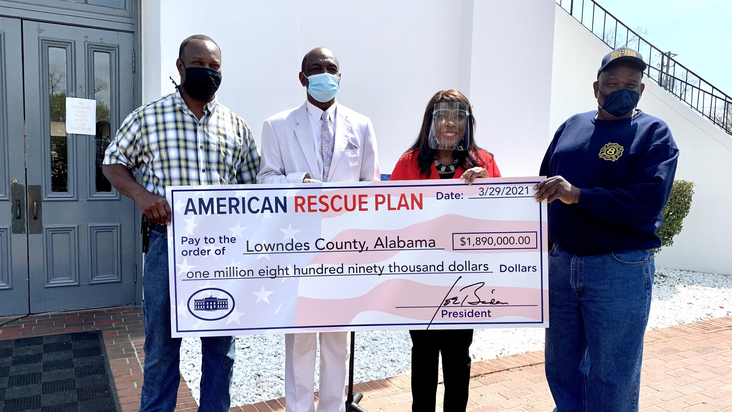 Sewell meets with county officials to discuss American Rescue Plan