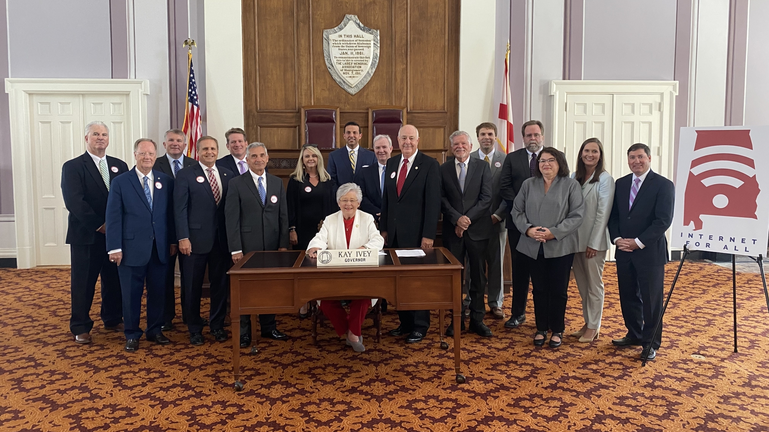 Gov. Ivey holds ceremonial bill signing for Connect Alabama Act