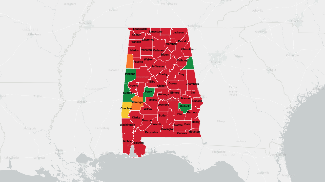 Alabama’s COVID hospitalizations climbing as state remains least-vaccinated