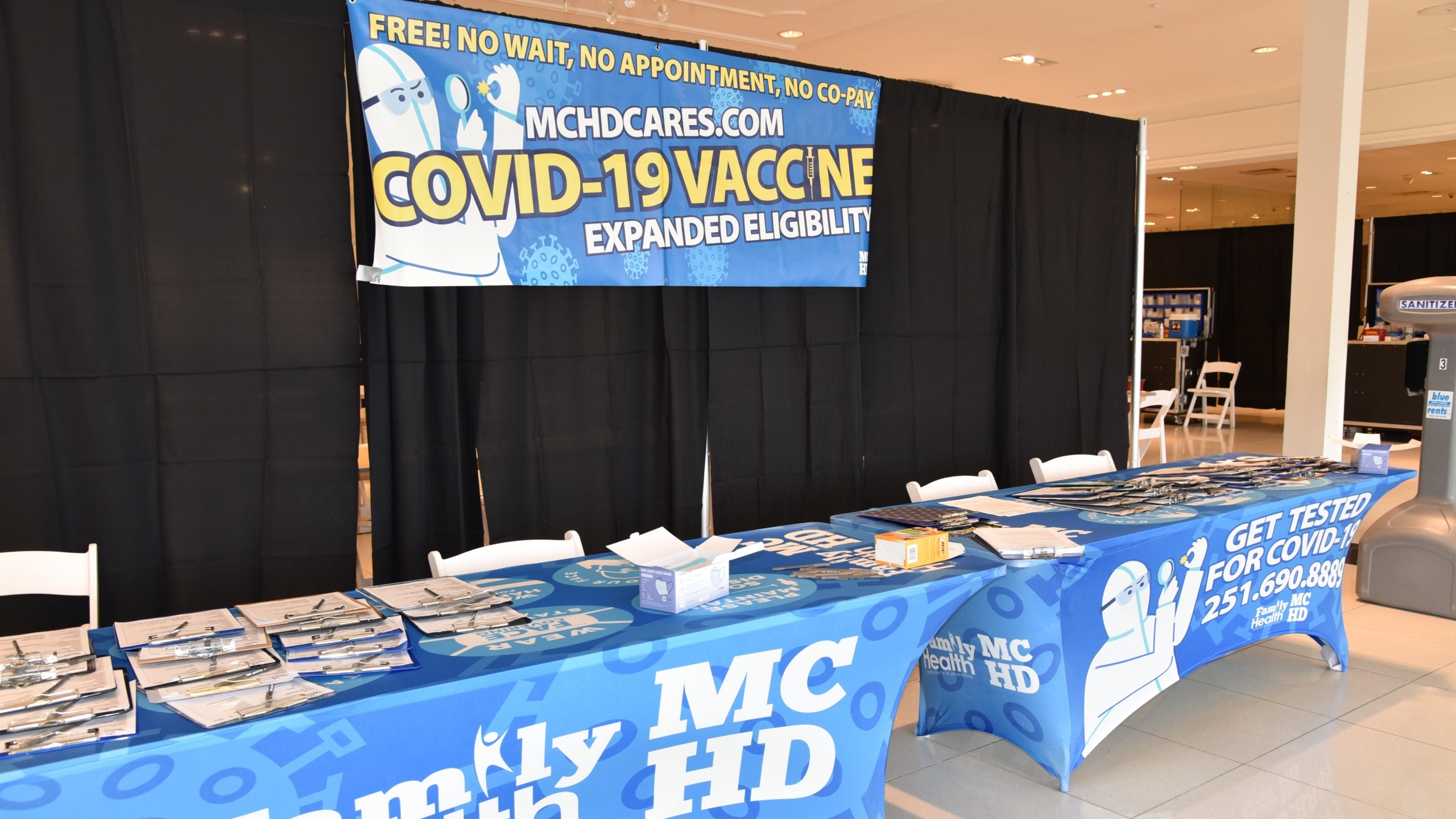 Mobile mall owner forces vaccination, testing site to close