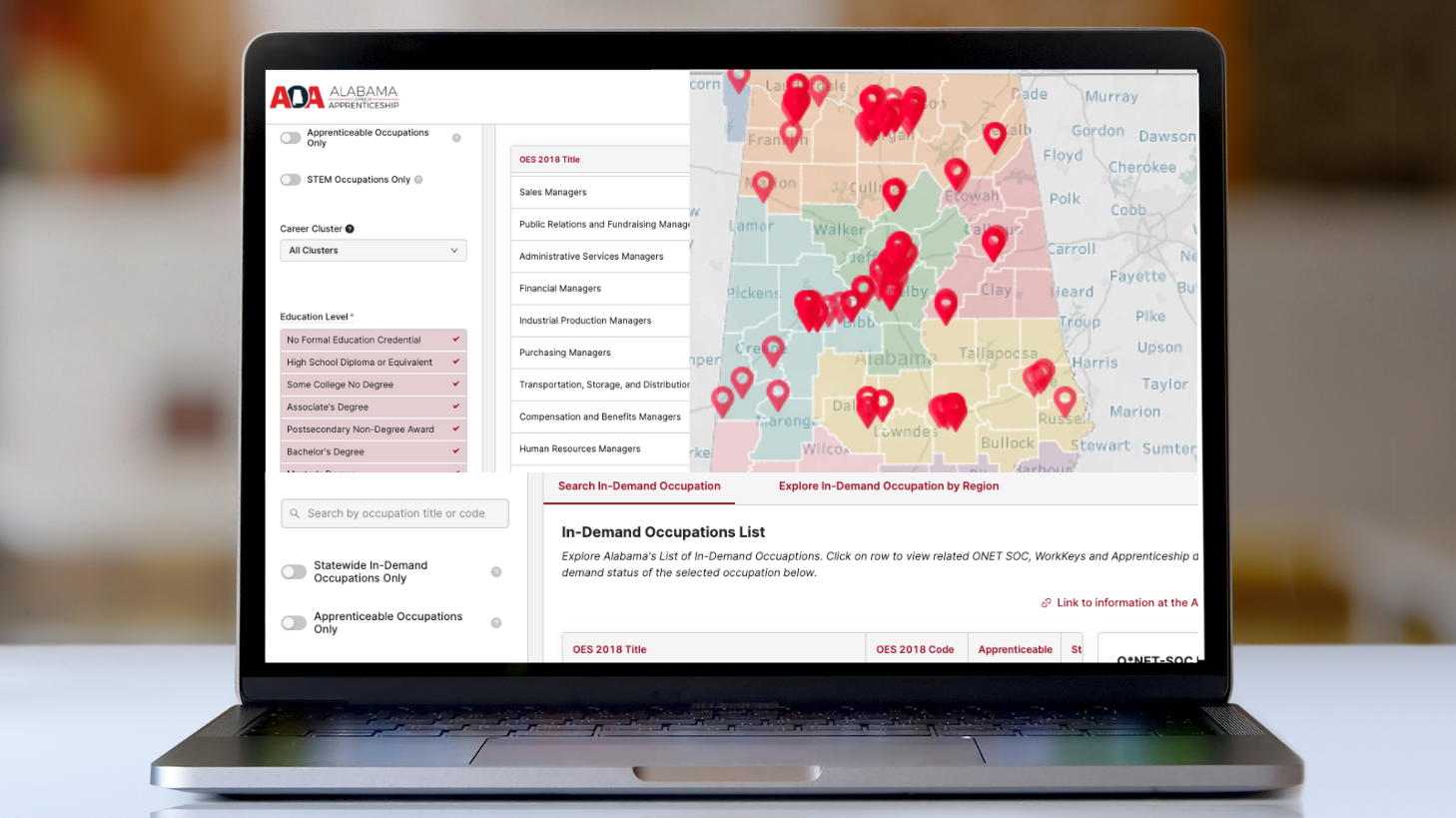 Alabama Office of Apprenticeship launches interactive dashboard
