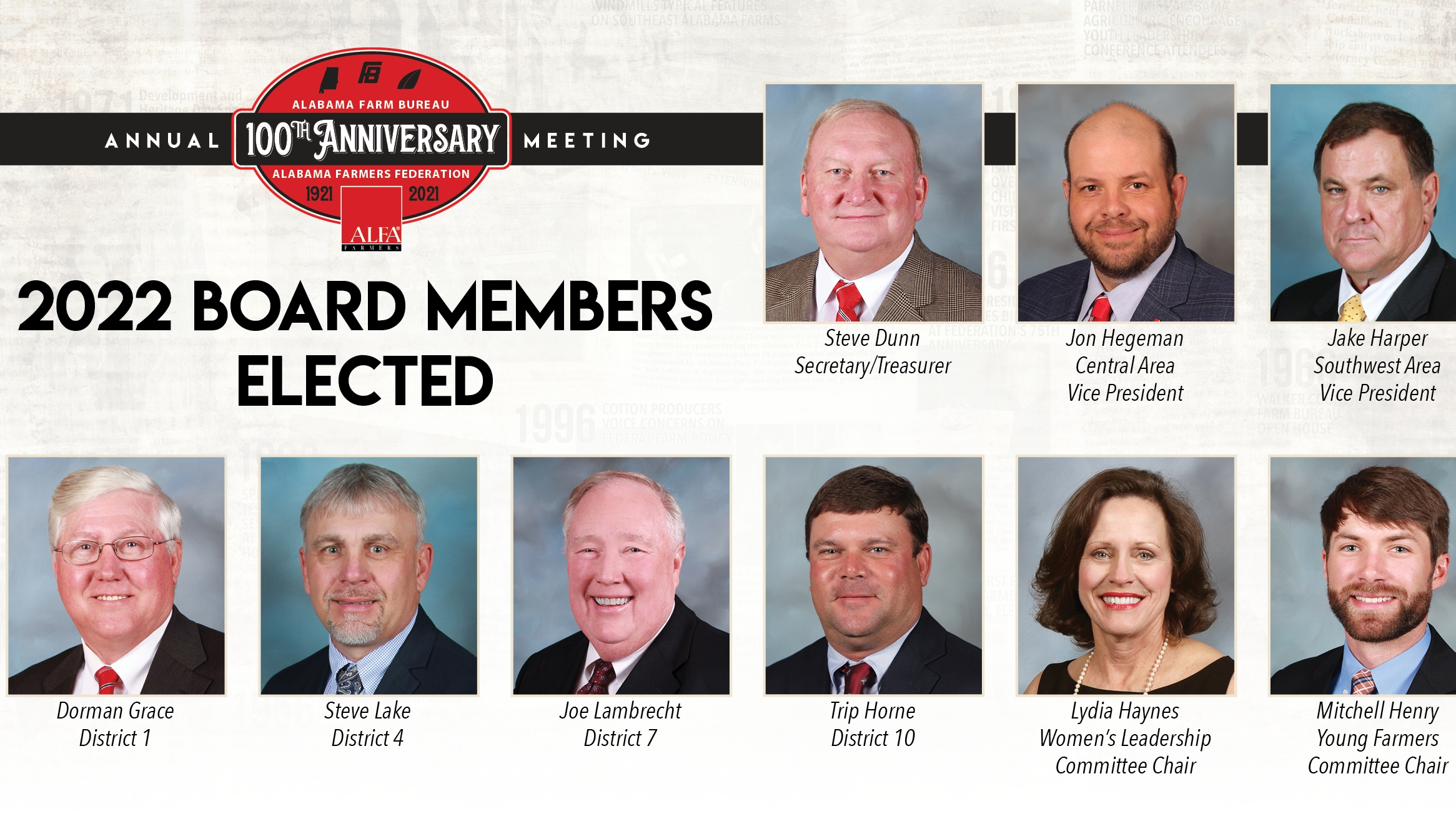 Farmers Federation members elect leaders during centennial celebration