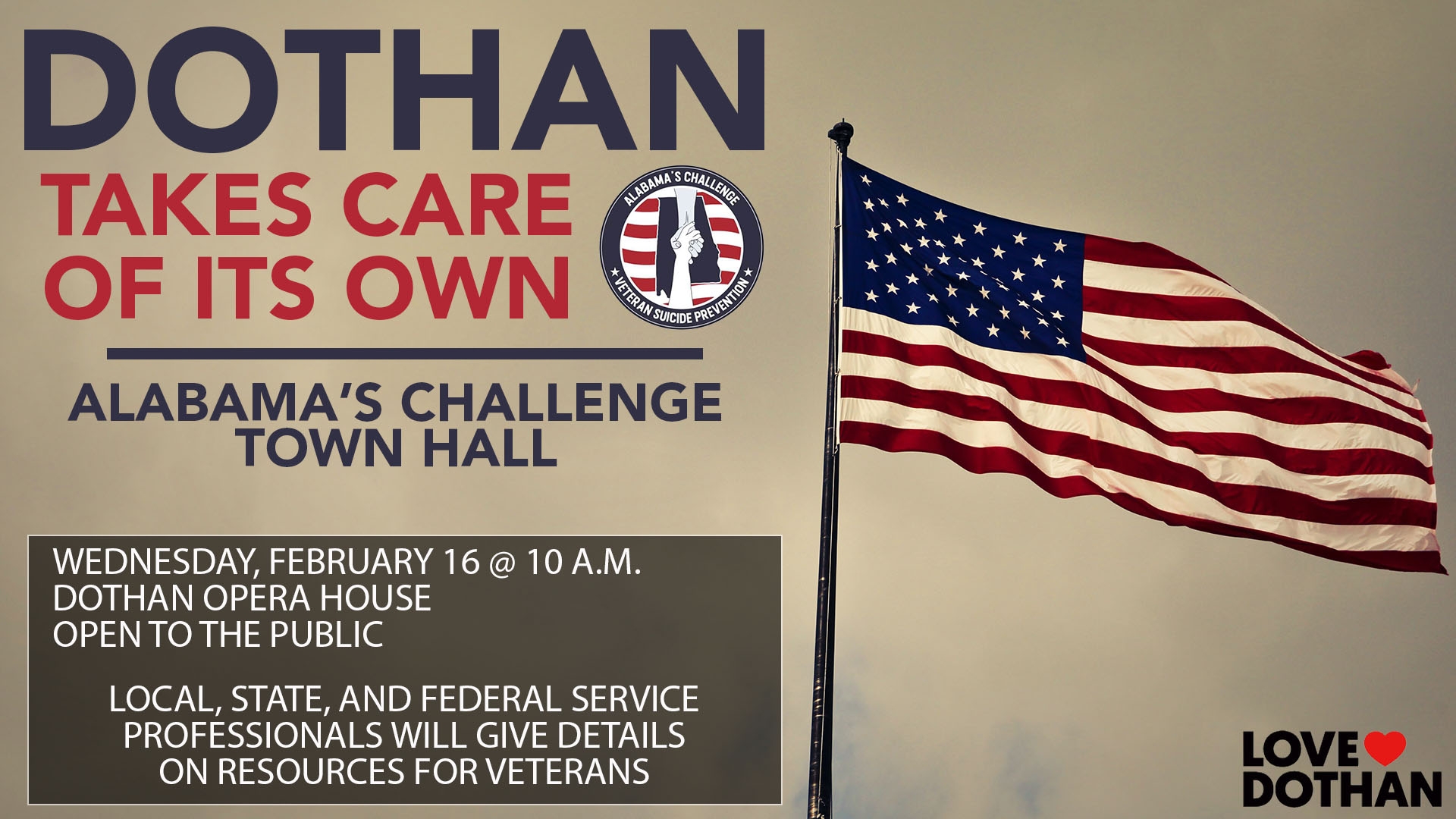 Alabama VA kicks off statewide town halls on veteran suicides in Dothan
