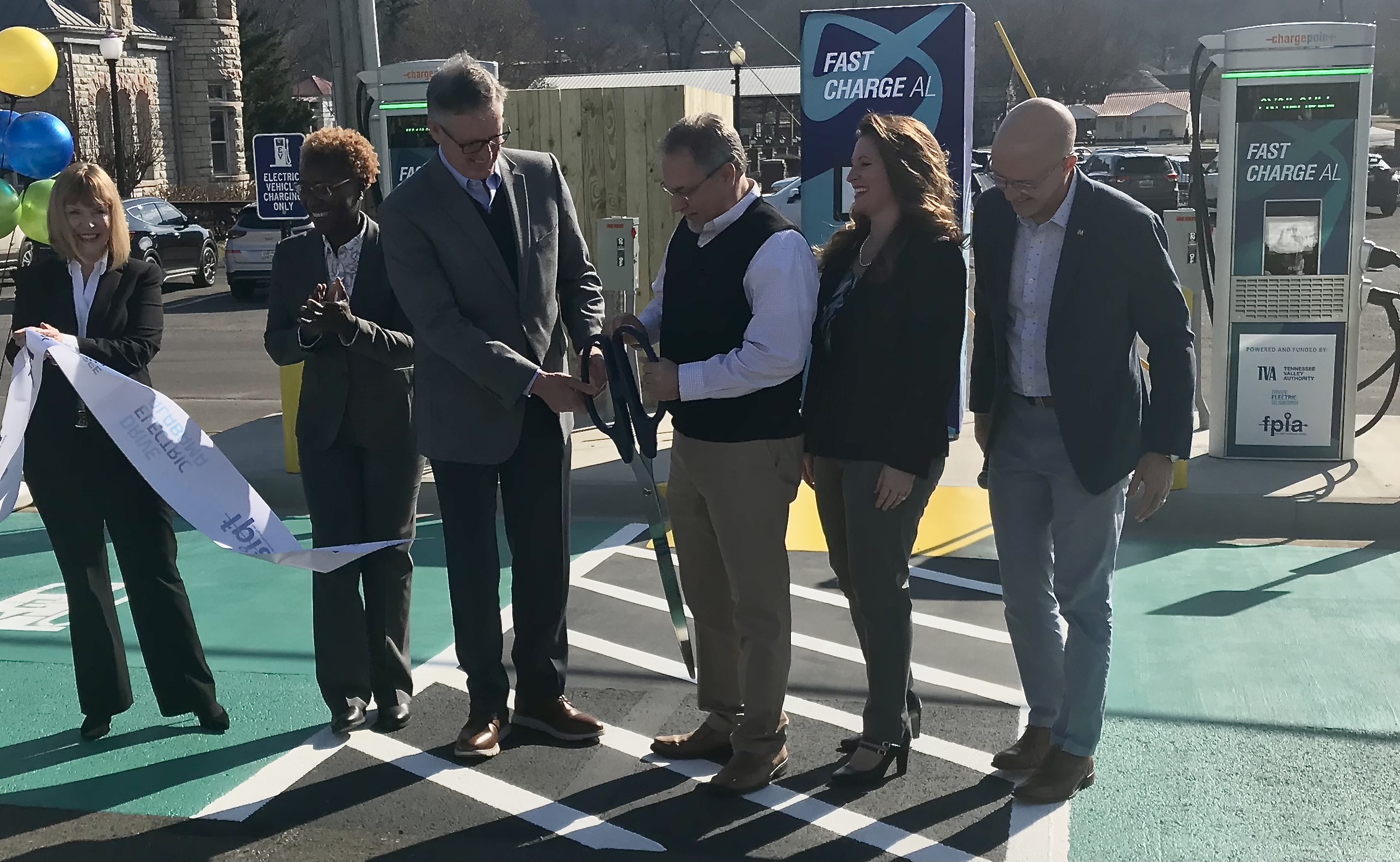 Fort Payne EV charging station unveiled