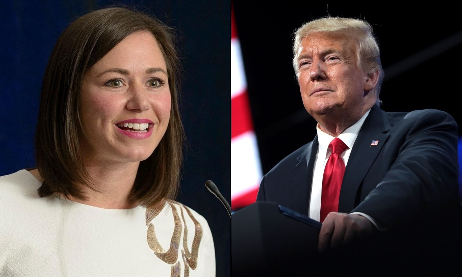 Former president Trump meets with U.S. Senate candidate Katie Britt at Mar-a-Lago