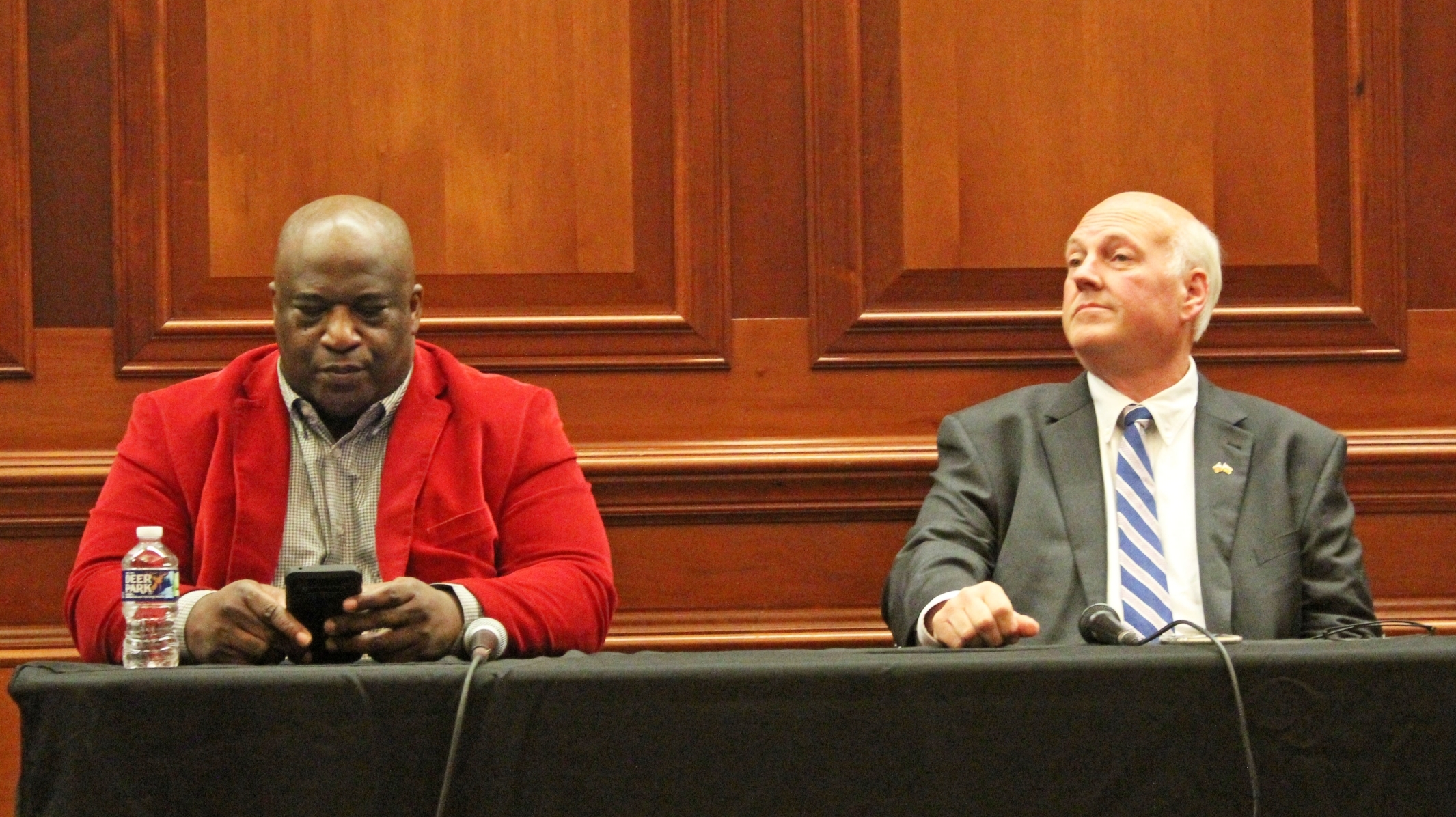 Packard, Horn answer questions at League of Women Voters Forum