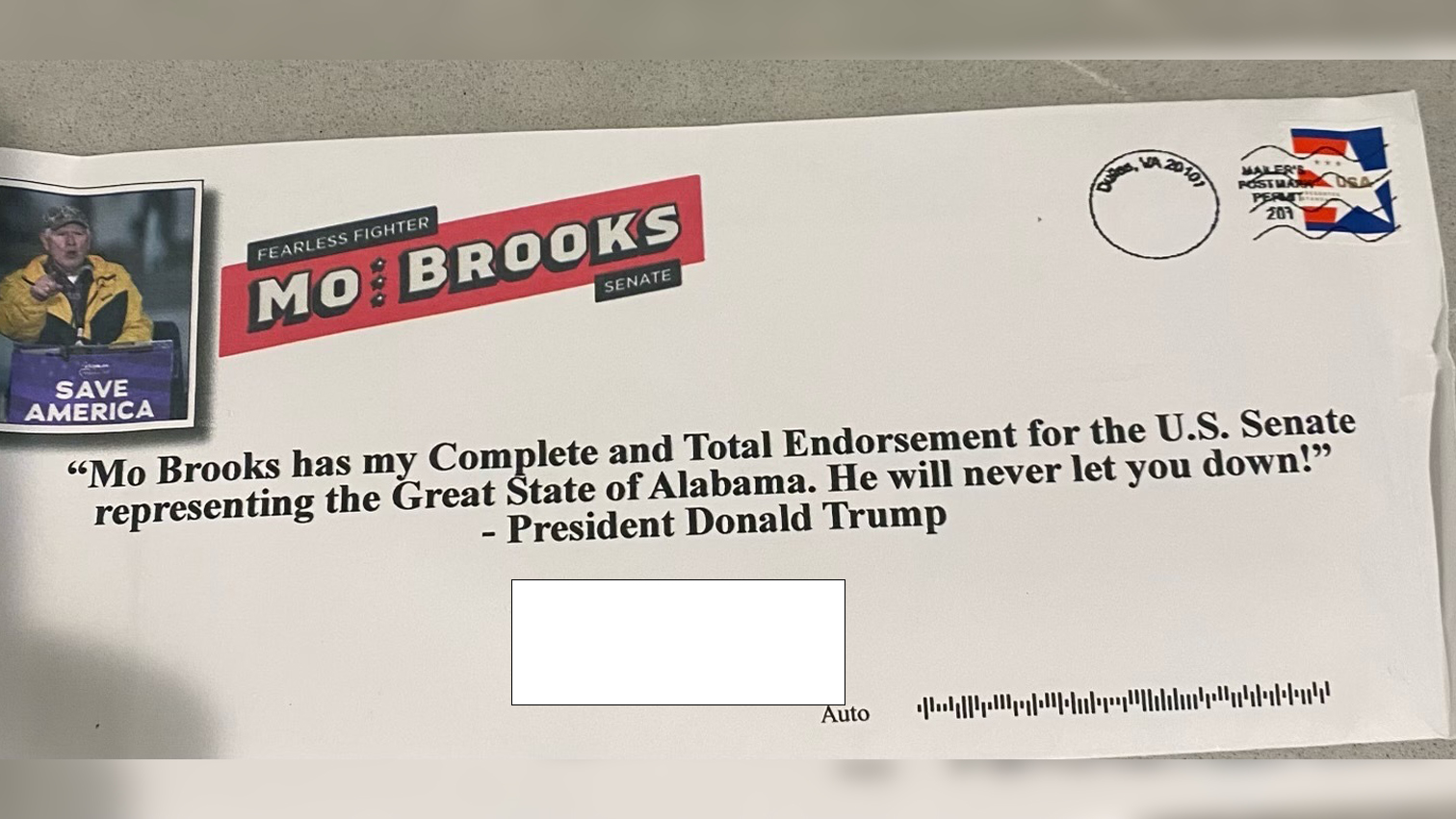 Brooks’ mailers using Trump endorsement nearly two months after it was withdrawn