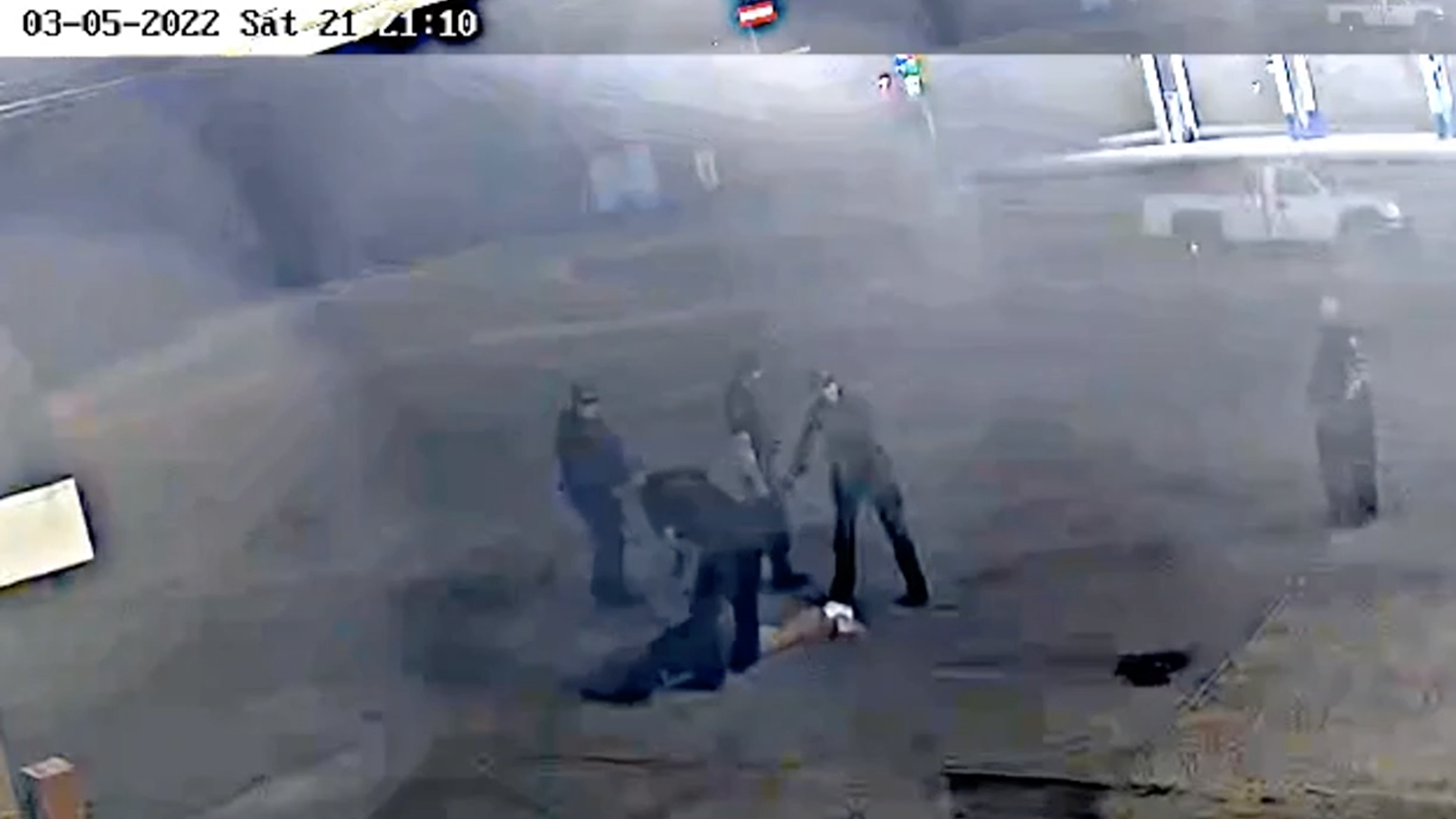 Unarmed, tazed and beaten