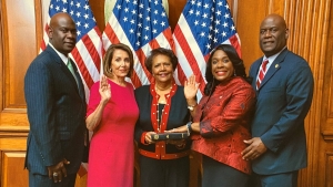 Sewell praises Speaker Nancy Pelosi as she steps down as Democratic leader