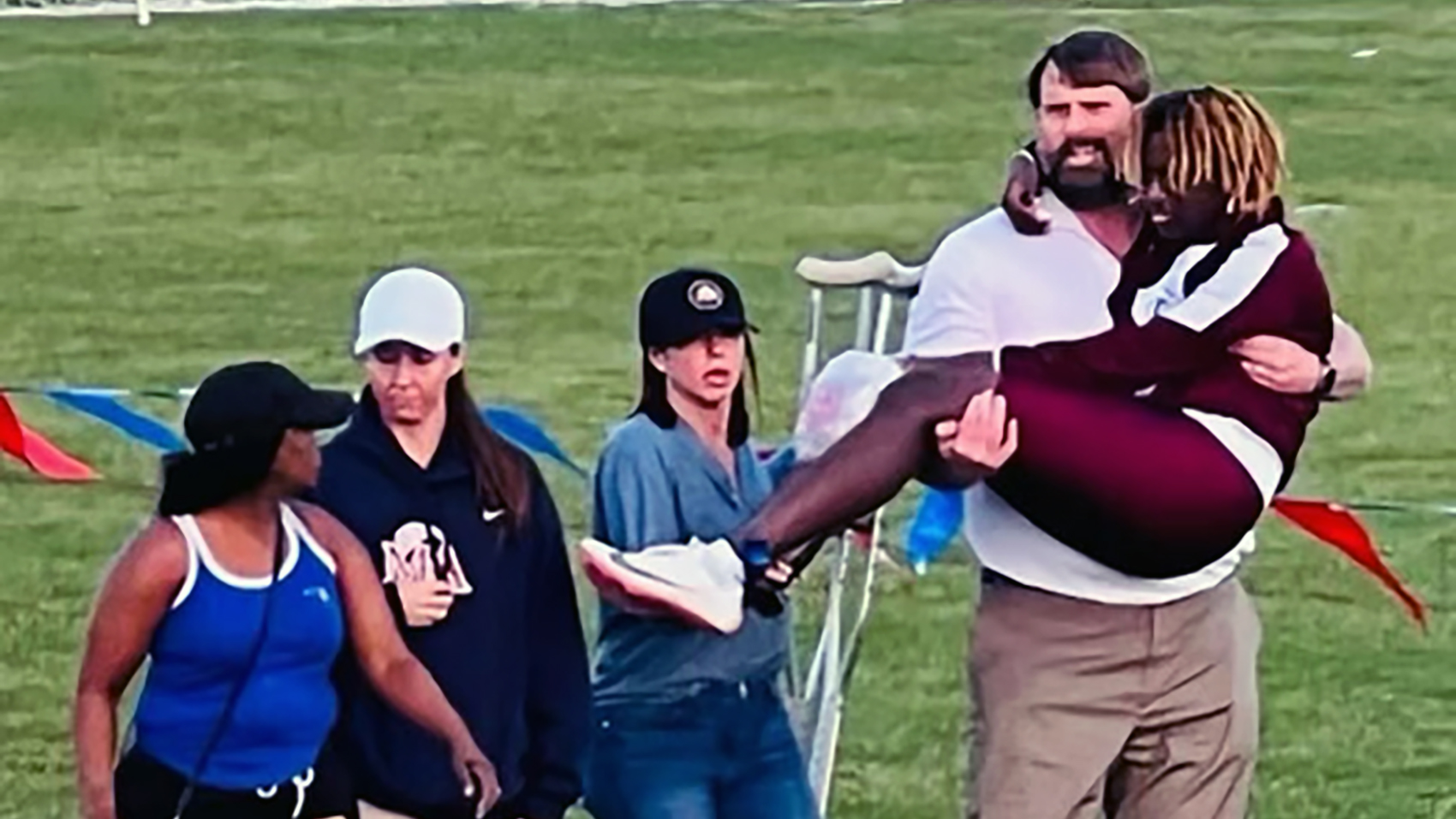 Sen. Britt, husband Wesley aid injured athlete at son’s track meet