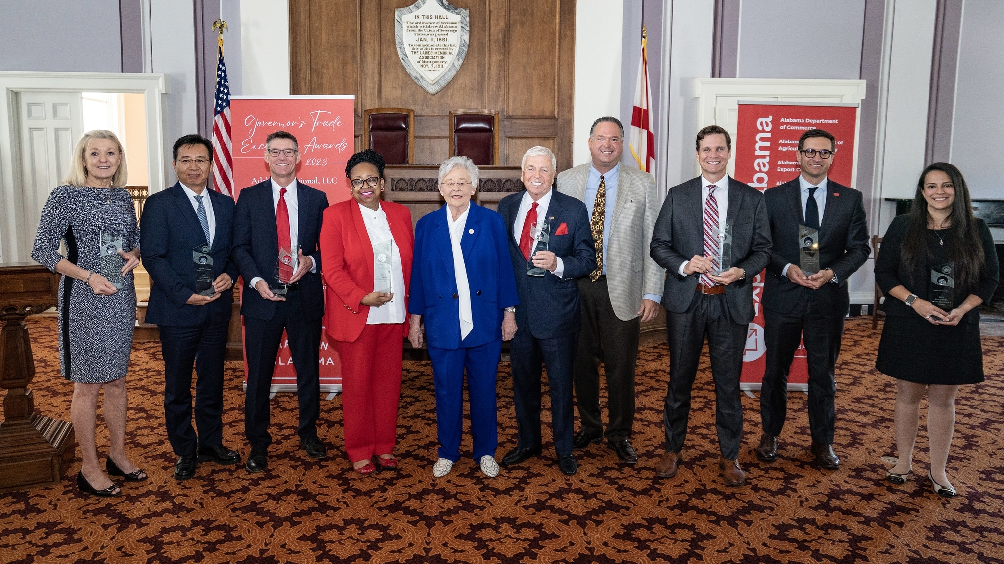 Governor honors Tuskegee University, Alabama exporters with “Trade Excellence Awards”