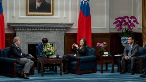 Rogers, Palmer visit Taiwan to “deter aggression”