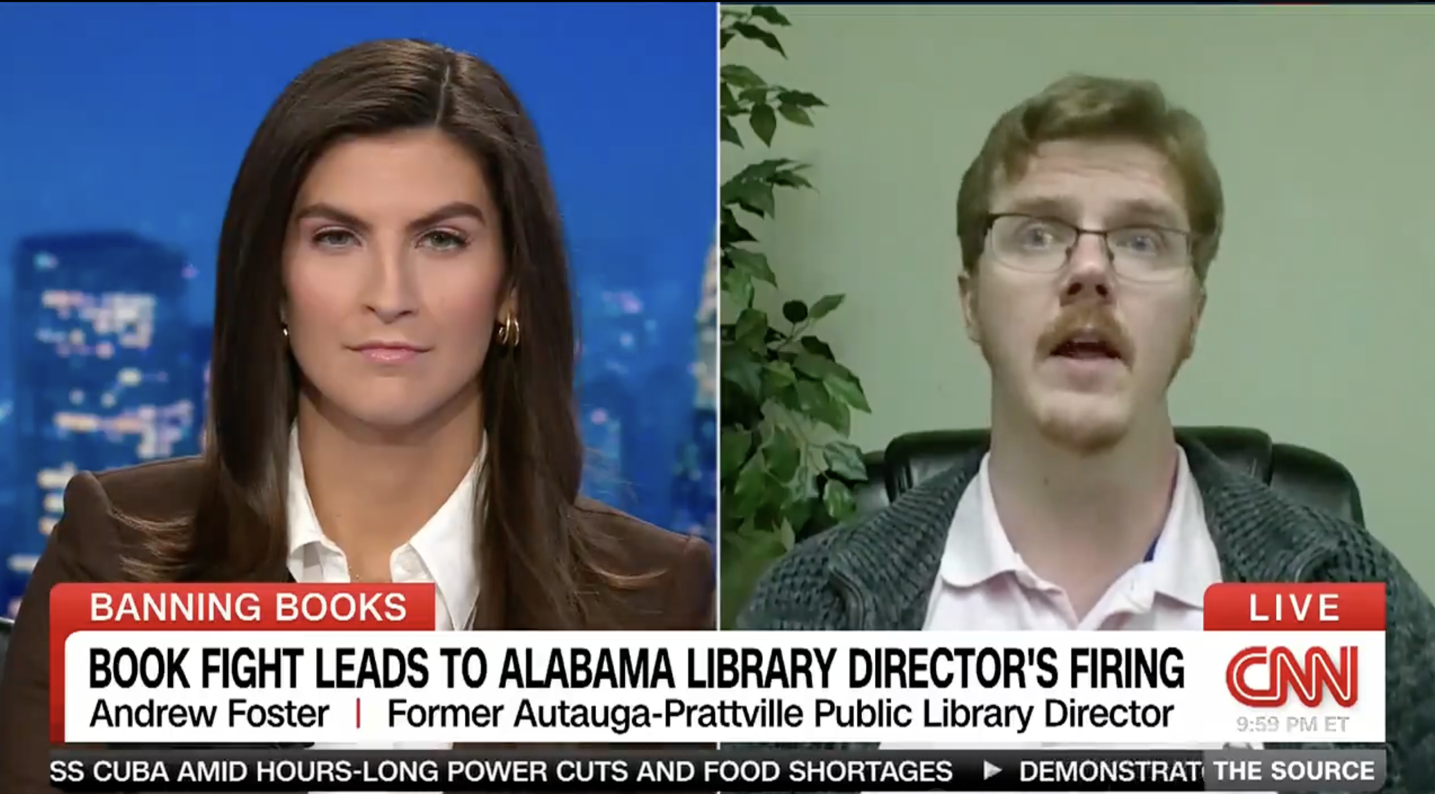 CNN host, Prattville native Kaitlan Collins, interviews fired Prattville library director