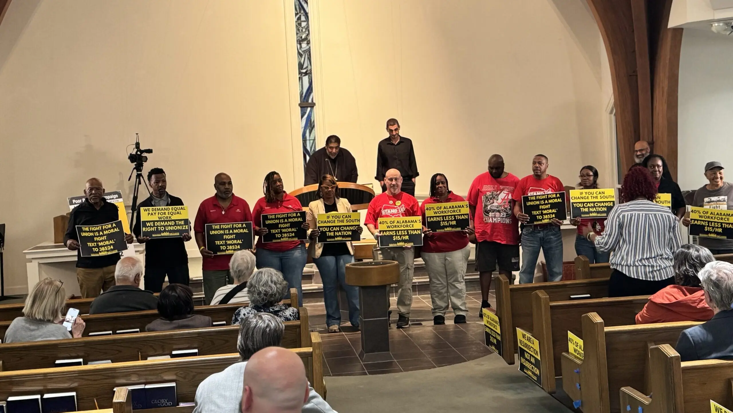 Co-chair of Poor People’s Campaign gives pro-UAW speech in Montgomery