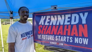 Volunteers collect signatures for Kennedy at Alabaster City Fest