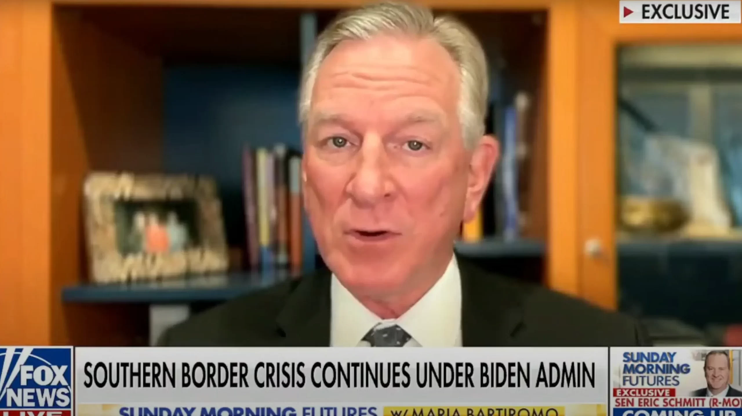 Sen. Tuberville says the “deep state” has been controlling President Biden