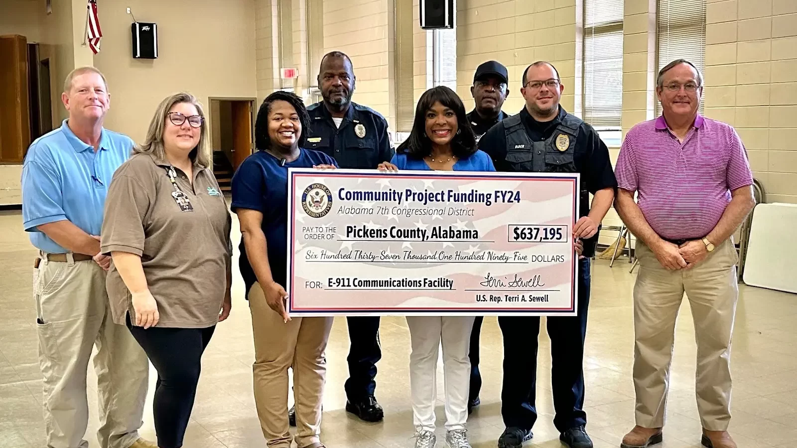 Rep. Sewell announces $637,195 for 911 facility in Pickens County
