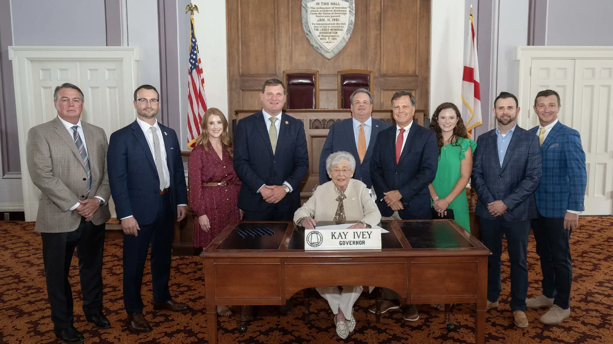 Gov. Ivey holds bill signing ceremony for Union Economic Incentive Bill