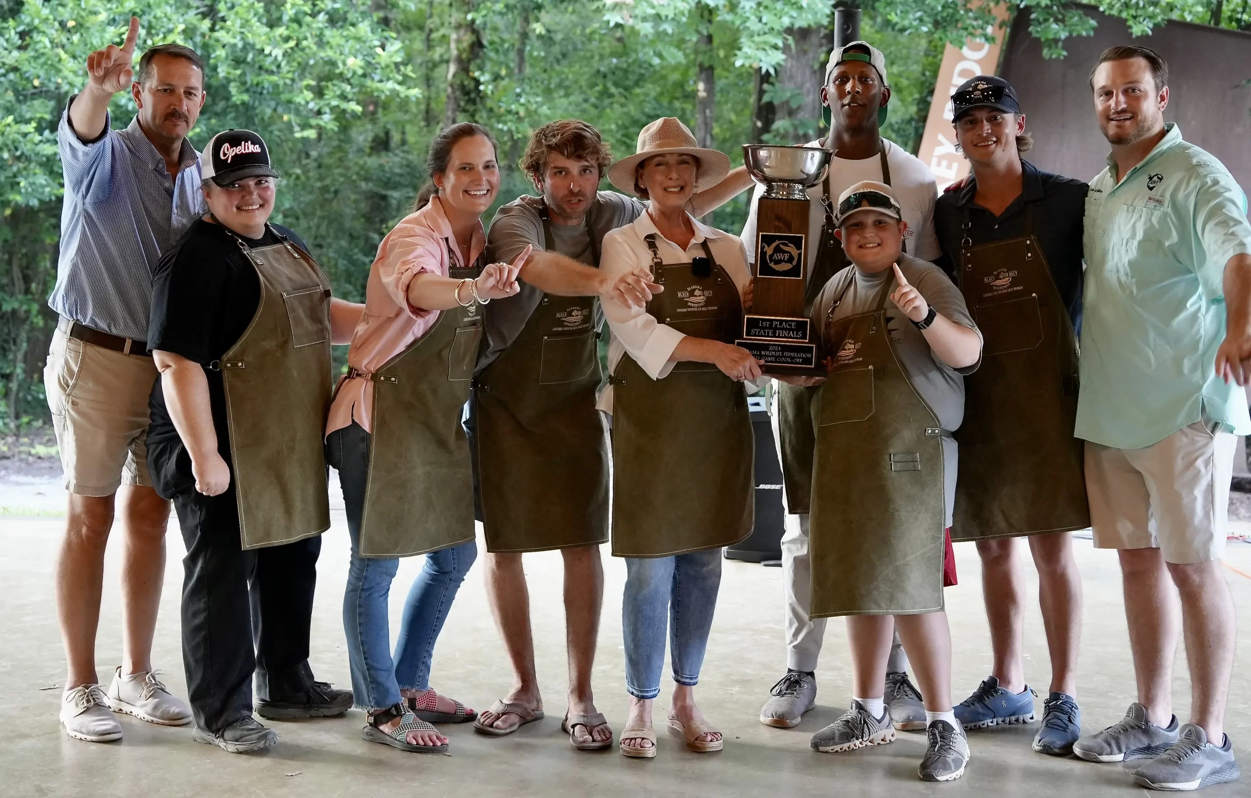Young cooking star Bryson McGlynn leads ALBBAA to win in AWF Wild Game Cook-off