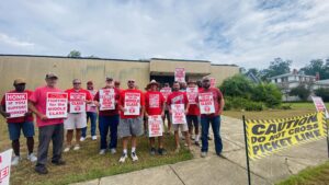 AT&T workers on strike over alleged unfair labor practices
