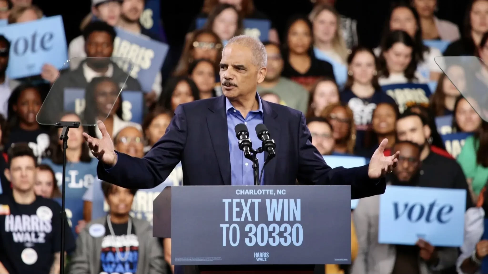 Eric Holder visits Alabama to rally support for Shomari Figures’ campaign