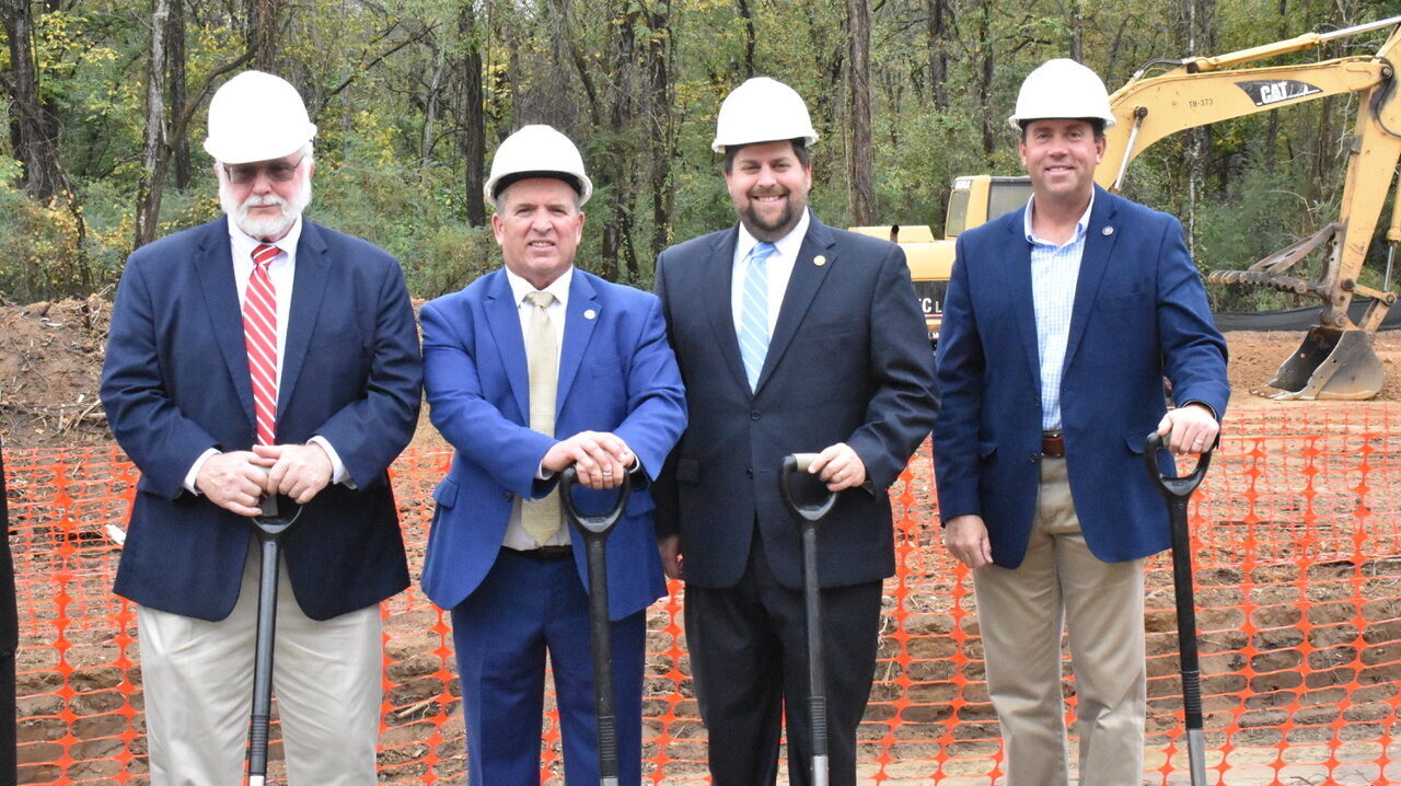 Officials break ground on $10M wastewater plant to modernize Owens Cross Roads