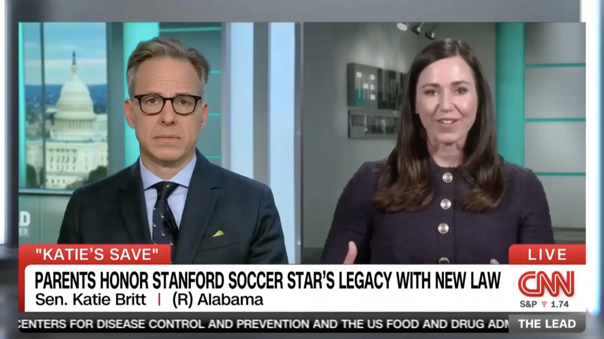 Sen. Britt makes CNN appearance to discuss mental health crisis, legislation