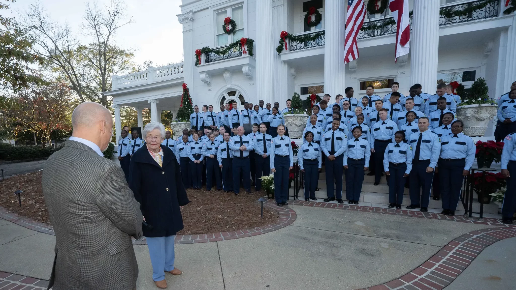 Governor hosts largest correctional officer trainee class at mansion