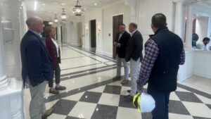 Lt. Gov. Ainsworth visits jobsite, talks red tape and workforce solutions