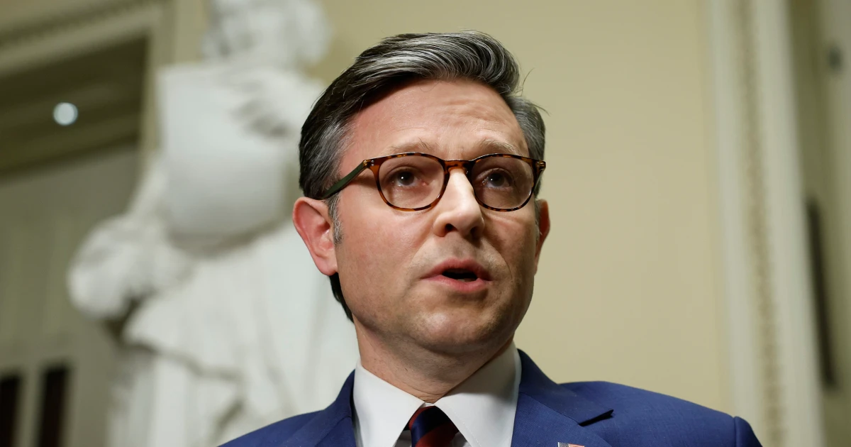 Speaker Johnson recesses House early over potential vote on Epstein documents