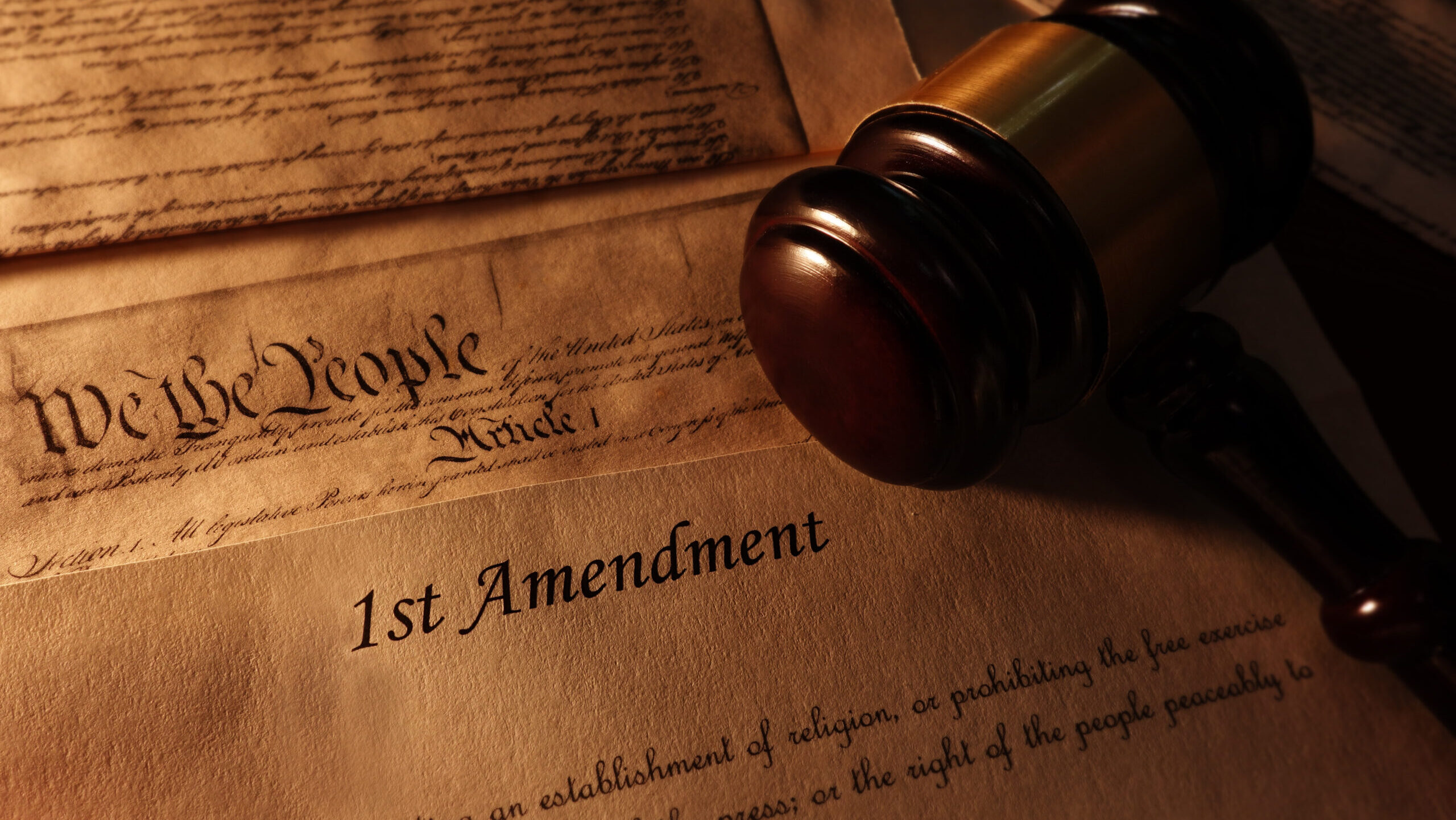 When did we repeal the First Amendment?